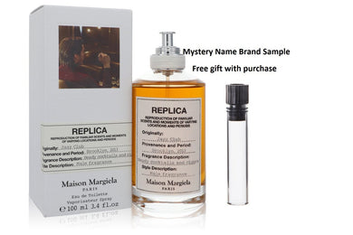 Replica Jazz Club by Maison Margiela Eau De Toilette Spray (Unisex) 3.4 oz And a Mystery Name brand sample vile
