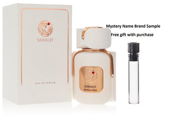 Musk Al Reem by Sawalef Eau De Parfum Spray (Unisex) 2.7 oz And a Mystery Name brand sample vile