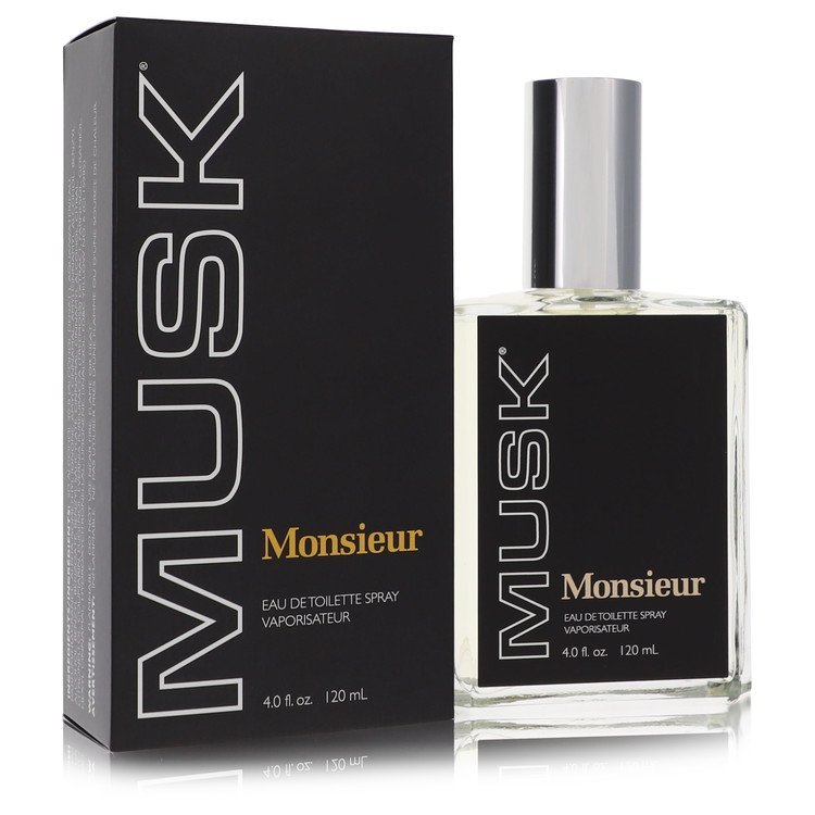Monsieur Musk by Dana Eau De Toilette Spray 4 oz For Men