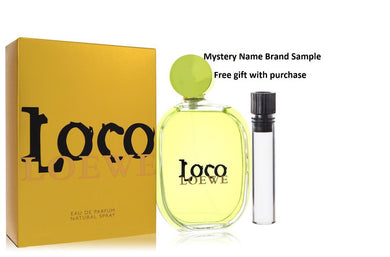 Loco Loewe by Loewe Eau De Parfum Spray 3.4 oz And a Mystery Name brand sample vile