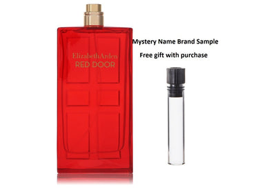 RED DOOR by Elizabeth Arden Eau De Toilette Spray (Tester) 3.4 oz And a Mystery Name brand sample vile