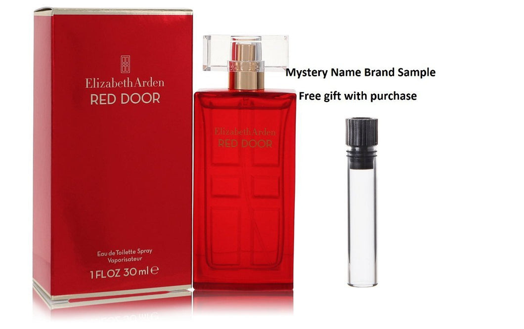 RED DOOR by Elizabeth Arden Eau De Toilette Spray 1 oz And a Mystery Name brand sample vile