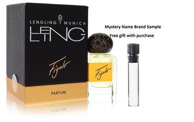 Lengling Munich Figolo by Lengling Munich Parfum Spray (Unisex) 1.7 oz And a Mystery Name brand sample vile