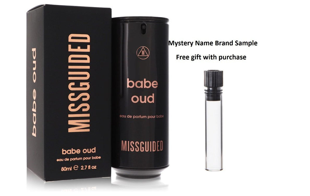 Missguided Babe Oud by Missguided Eau De Parfum Spray 2.7 oz And a Mystery Name brand sample vile