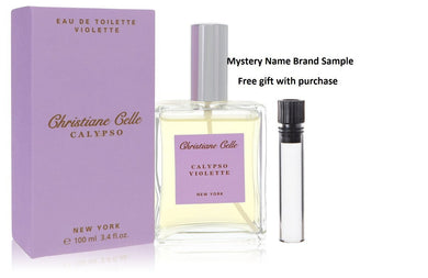 Calypso Violette by Calypso Christiane Celle Eau De Toilette Spray 3.4 oz And a Mystery Name brand sample vile