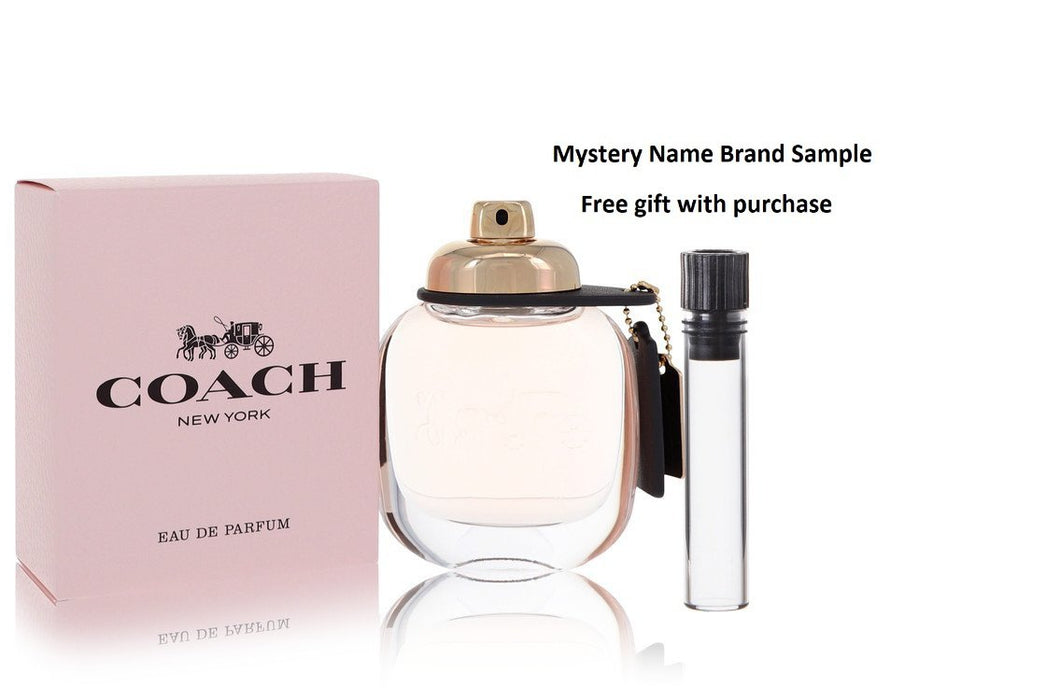 Coach by Coach Eau De Parfum Spray 1.7 oz And a Mystery Name brand sample vile