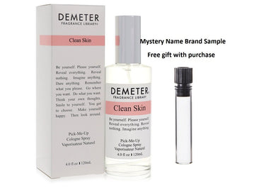 Demeter Clean Skin by Demeter Cologne Spray 4 oz And a Mystery Name brand sample vile