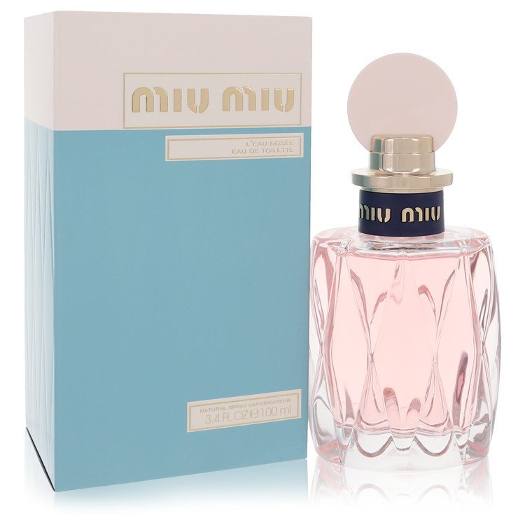 Miu Miu L'eau Rosee by Miu Miu Eau De Toilette Spray 3.4 oz For Women
