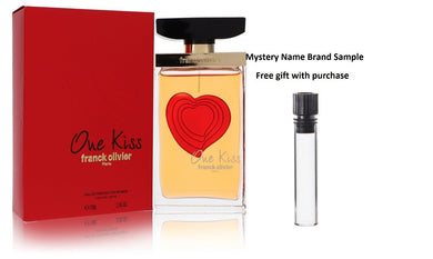 Franck Olivier One Kiss by Franck Olivier Eau De Parfum Spray 2.5 oz And a Mystery Name brand sample vile