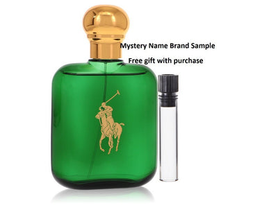 POLO by Ralph Lauren Eau De Toilette / Cologne Spray (Tester) 4 oz And a Mystery Name brand sample vile