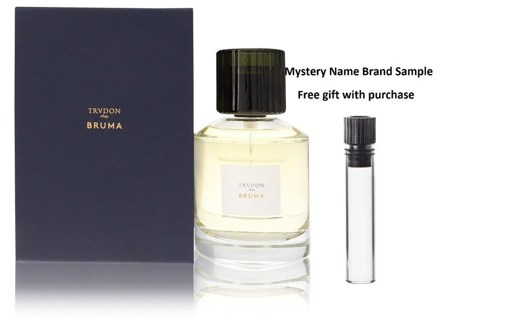 Bruma by Maison Trudon Eau De Parfum Spray 3.4 oz And a Mystery Name brand sample vile
