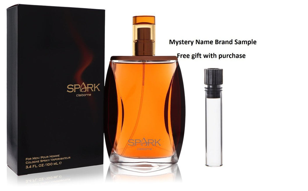 Spark by Liz Claiborne Eau De Cologne Spray 3.4 oz And a Mystery Name brand sample vile