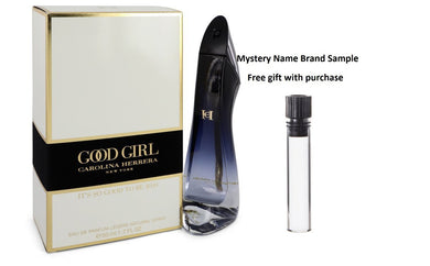 Good Girl Legere by Carolina Herrera Eau De Parfum Legere Spray 1.7 oz And a Mystery Name brand sample vile