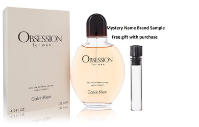 OBSESSION by Calvin Klein Eau De Toilette Spray 4 oz And a Mystery Name brand sample vile