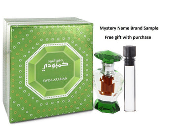 Dood Cambodi by Swiss Arabian Attar (Unisex) .1 oz And a Mystery Name brand sample vile