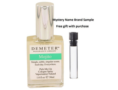Demeter Mojito by Demeter Cologne Spray 1 oz And a Mystery Name brand sample vile