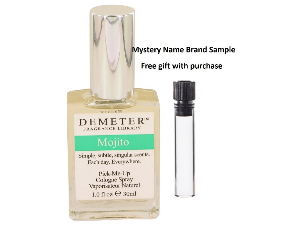 Demeter Mojito by Demeter Cologne Spray 1 oz And a Mystery Name brand sample vile