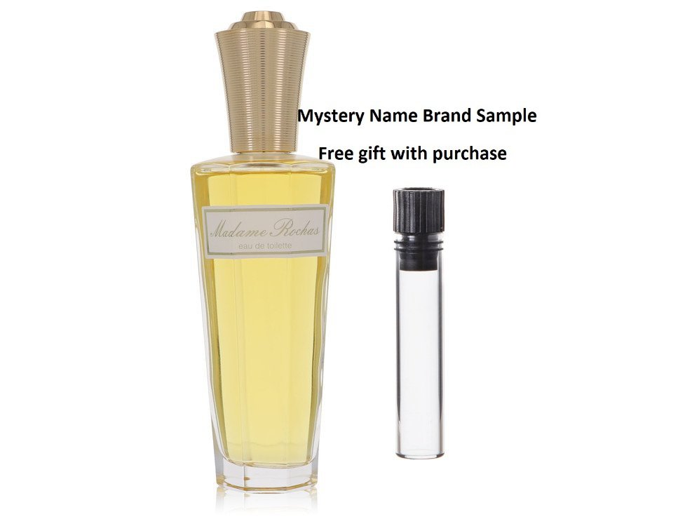 MADAME ROCHAS by Rochas Eau De Toilette Spray (Tester) 3.4 oz And a Mystery Name brand sample vile