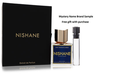 Fan Your Flames by Nishane Extrait De Parfum Spray (Unisex) 3.4 oz And a Mystery Name brand sample vile