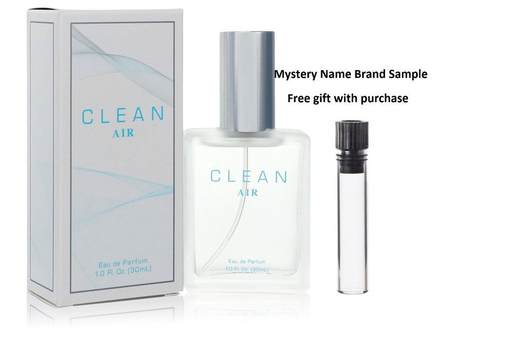 Clean Air by Clean Eau De Parfum Spray 1 oz And a Mystery Name brand sample vile