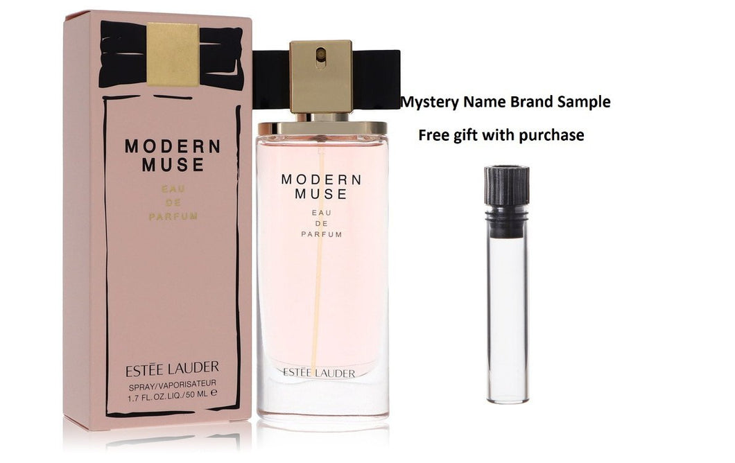 Modern Muse by Estee Lauder Eau De Parfum Spray 1.7 oz And a Mystery Name brand sample vile