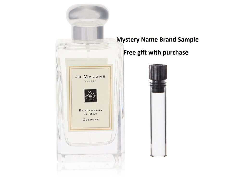 Jo Malone Blackberry & Bay by Jo Malone Cologne Spray (Unisex Unboxed) 3.4 oz And a Mystery Name brand sample vile