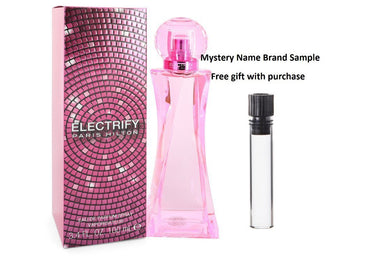 Paris Hilton Electrify by Paris Hilton Eau De Parfum Spray 3.4 oz And a Mystery Name brand sample vile