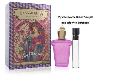 Casamorati 1888 La Tosca by Xerjoff Eau De Parfum Spray 1 oz And a Mystery Name brand sample vile