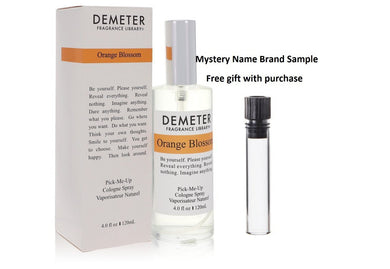 Demeter Orange Blossom by Demeter Cologne Spray 4 oz And a Mystery Name brand sample vile