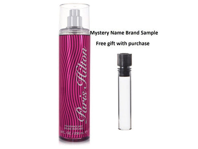 Paris Hilton by Paris Hilton Body Mist 8 oz And a Mystery Name brand sample vile