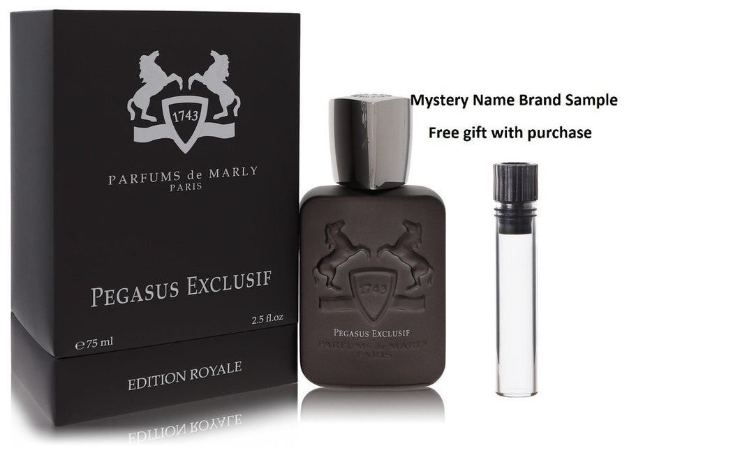 Pegasus Exclusif by Parfums De Marly Eau De Parfum Spray 2.5 oz And a Mystery Name brand sample vile
