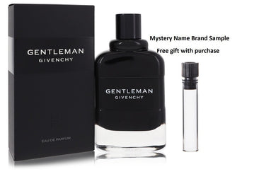 GENTLEMAN by Givenchy Eau De Parfum Spray (New Packaging) 3.4 oz And a Mystery Name brand sample vile