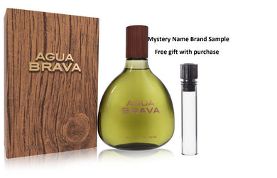 AGUA BRAVA by Antonio Puig Cologne 17 oz And a Mystery Name brand sample vile