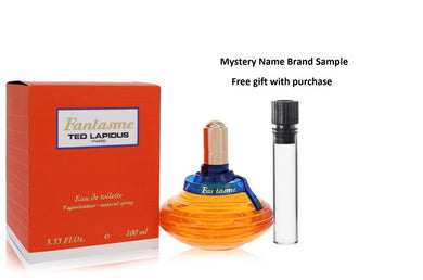 FANTASME by Ted Lapidus Eau De Toilette Spray 3.3 oz And a Mystery Name brand sample vile