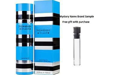 RIVE GAUCHE by Yves Saint Laurent EDT SPRAY 3.3 OZ for WOMEN And a Mystery Name brand sample vile