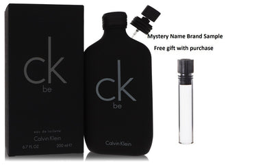 CK BE by Calvin Klein Eau De Toilette Spray (Unisex) 6.6 oz And a Mystery Name brand sample vile