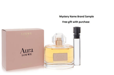 Aura Loewe by Loewe Eau De Parfum Spray 2.7 oz And a Mystery Name brand sample vile
