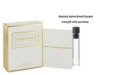 Nirvana White by Elizabeth and James Eau De Parfum Spray 1 oz And a Mystery Name brand sample vile