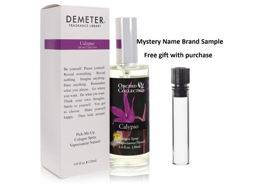 Demeter Calypso Orchid by Demeter Cologne Spray 4 oz And a Mystery Name brand sample vile