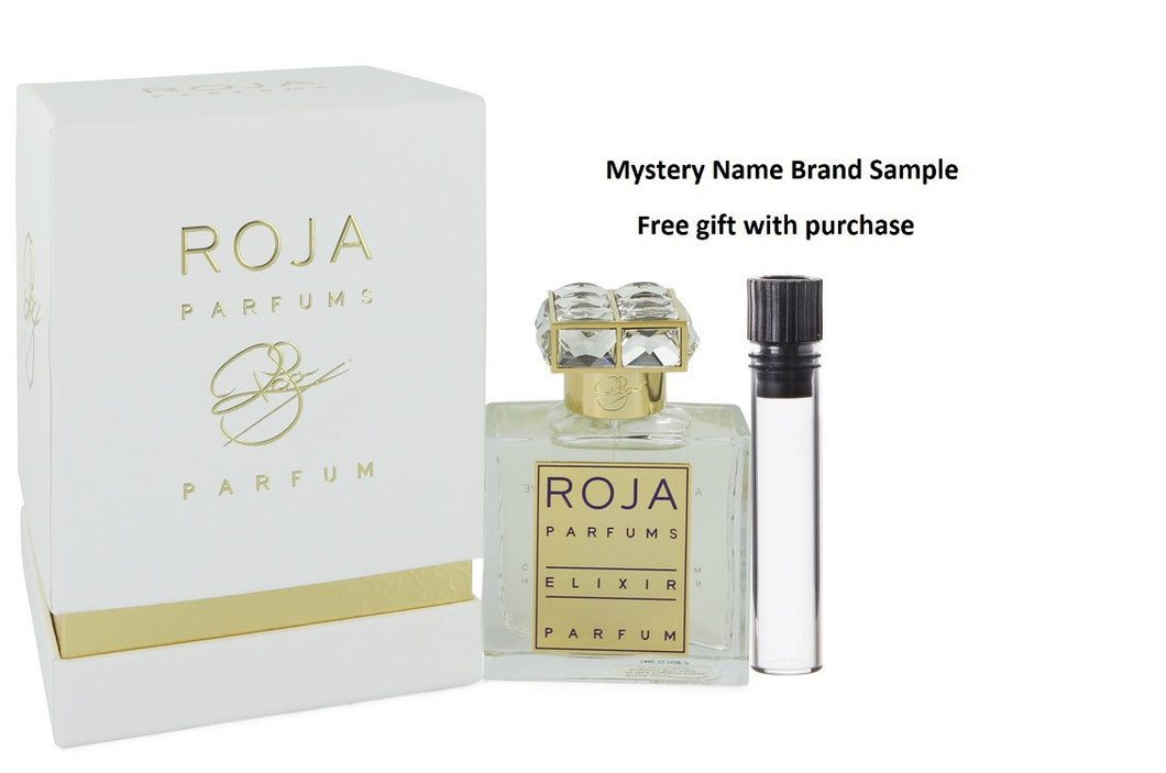 Roja Elixir by Roja Parfums Extrait De Parfum Spray (Unisex) 1.7 oz And a Mystery Name brand sample vile