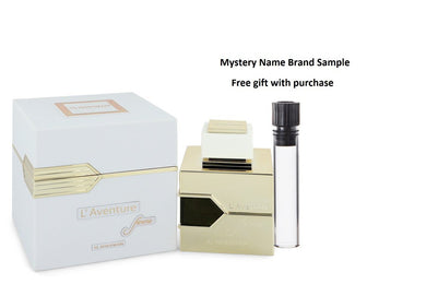 L'aventure Femme by Al Haramain Eau De Parfum Spray 3.3 oz And a Mystery Name brand sample vile