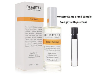 Demeter Fruit Salad by Demeter Cologne Spray (Formerly Jelly Belly ) 4 oz And a Mystery Name brand sample vile