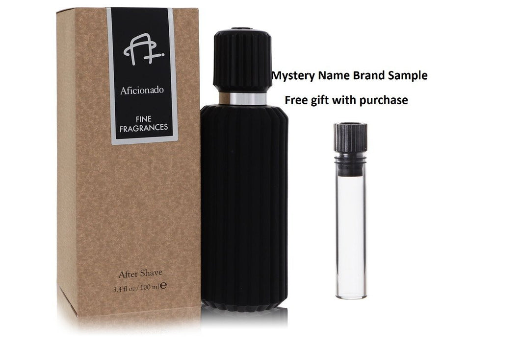 Aficionado by Cigar After Shave 3.4 oz And a Mystery Name brand sample vile