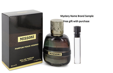 Missoni by Missoni Eau De Parfum Spray 1.7 oz And a Mystery Name brand sample vile