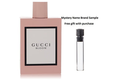 Gucci Bloom by Gucci Eau De Parfum Spray (Tester) 3.3 oz And a Mystery Name brand sample vile