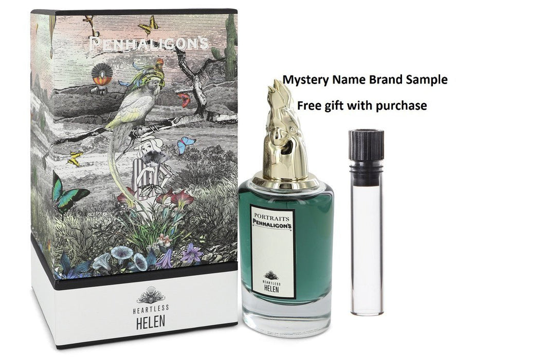 Heartless Helen by Penhaligon's Eau De Parfum Spray 2.5 oz And a Mystery Name brand sample vile