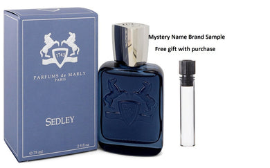Sedley by Parfums De Marly Eau De Parfum Spray 2.5 oz And a Mystery Name brand sample vile