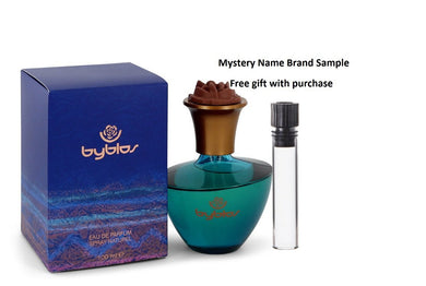 BYBLOS by Byblos Eau De Parfum Spray 3.4 oz And a Mystery Name brand sample vile