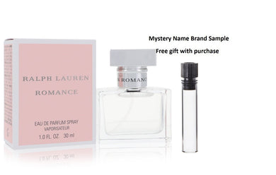 ROMANCE by Ralph Lauren Eau De Parfum Spray 1 oz And a Mystery Name brand sample vile