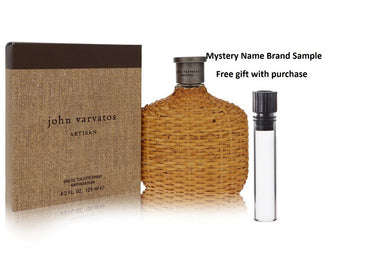 John Varvatos Artisan by John Varvatos Eau De Toilette Spray 4.2 oz And a Mystery Name brand sample vile